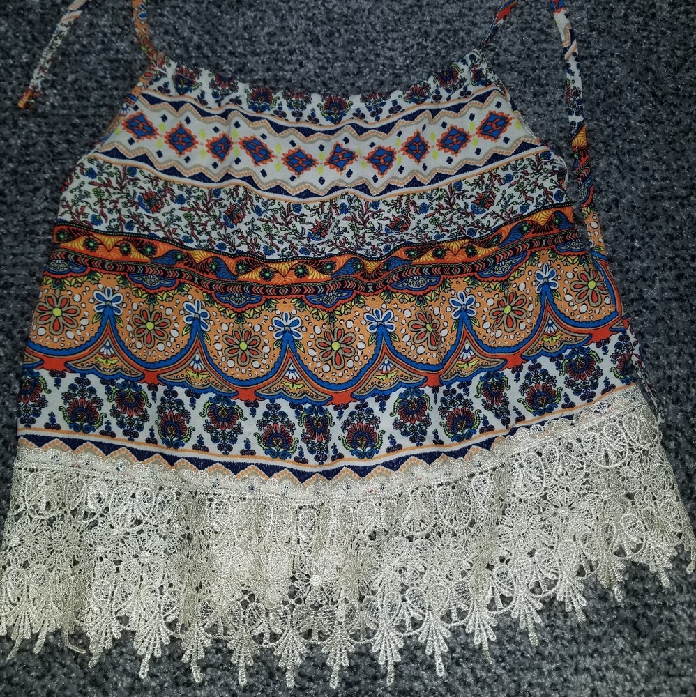 Halter crop top